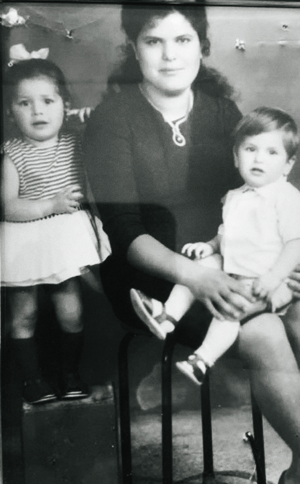 Rita, Eva e Robert Ravatti